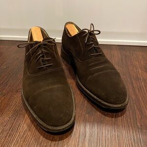 Johnston & Murphy suede casual dress shoes